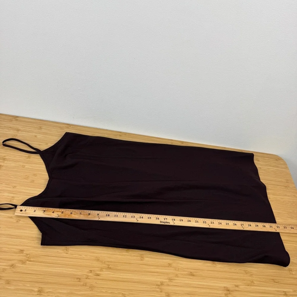 Nanette Lepore Brown Spaghetti Strap A-Line Knee‎ Length Slip Dress Women 10